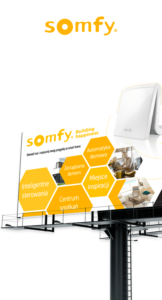 Reklama outdoorowa 3D dla Somfy