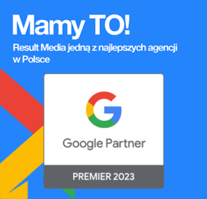 Result Media Partnerem Premium Google na rok 2023